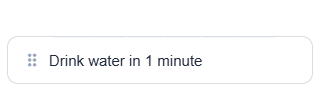 Actual Windows Bar with a sample sentence.