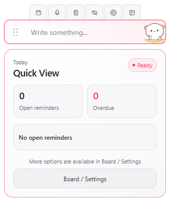 Your color, your image, your quick overview. Personalized Edge Bar.